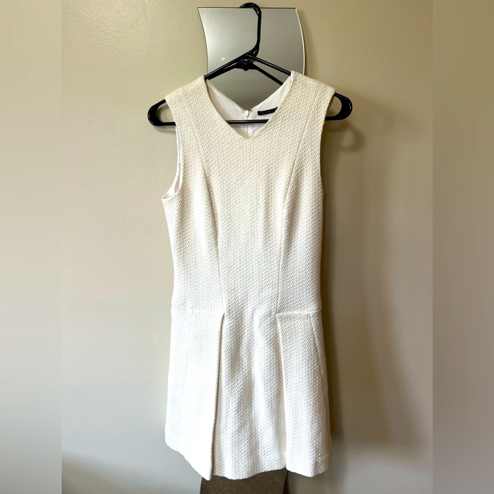 White Theory pleated dress, small